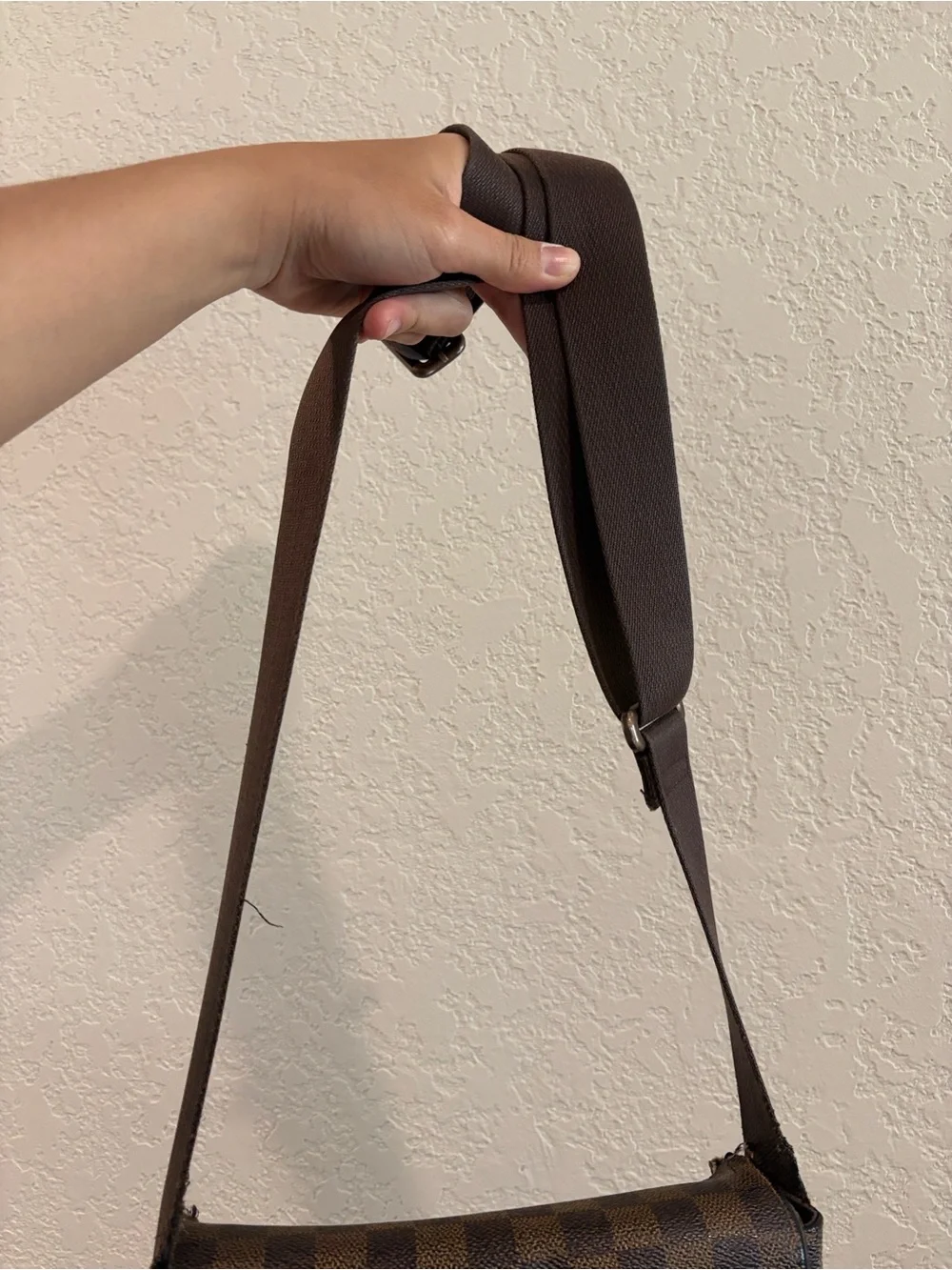 Louis Vuitton Damier Ebene Brown Brooklyn PM Crossbody Bag